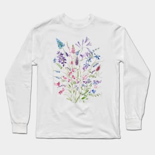 vintage wildflowers 2020 Long Sleeve T-Shirt